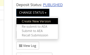 Create a new version on openICPSR
